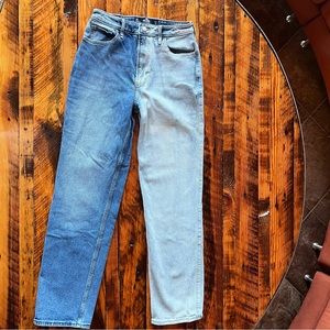 Hollister ultra hi-rise stacked vintage straight